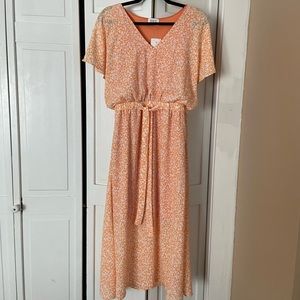 Floral Sienna Sky summer dress Bust: 42” Waist 28 1/2”